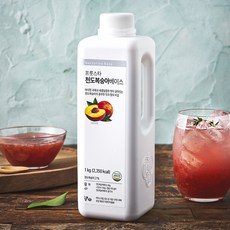 프룻스타 천도복숭아 음료베이스, 1kg, 1개