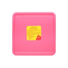 롤라랜드 유아 접시 사각 식판, 핑크, 사각 식판 1개, 1개