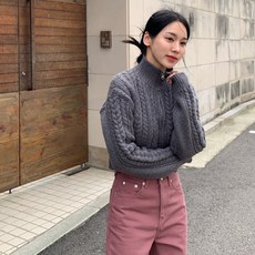 엔비룩 여성용 블링 니트 집업