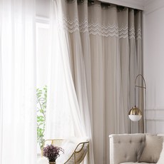 지나송자수레이스암막커튼