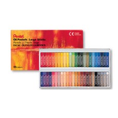 Pentel 飛龍文具 油畫棒, 48色, 1個