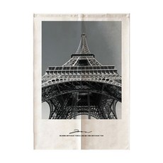 블랙 양문형 파티션 커튼