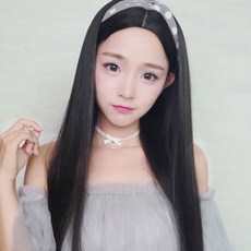 긴생머리가발