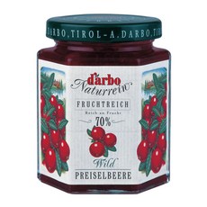 D'arbo 徳寶 奧地利70%果肉蔓越莓果醬 200g, 1罐