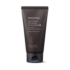 이니스프리 수퍼 화산송이 모공 미셀라 클렌징폼 2X, 150g, 1개