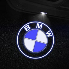 BMW 로고 LED 도어라이트 3D유리가공 G01/G02 G바디 BMW로고 타입, 2개