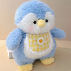 비투윈 나약성 멋진 파란 펭귄 인형 XS, 혼합색상, 1개, 42cm