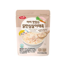 베베스트 아이 맛있는 닭안심살 야채죽, 닭고기, 1개 - 베베스트죽