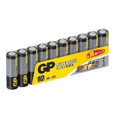 GP Batteries 超霸 3號超級碳鋅電池 1.5V 10入, 1組, 10顆
