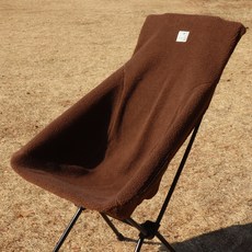하늬통상 캠핑 의자커버 뽀글이 워머 선셋, 1개, 브라운