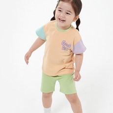 아동용 말랑이 반팔 활동복 상하의 세트