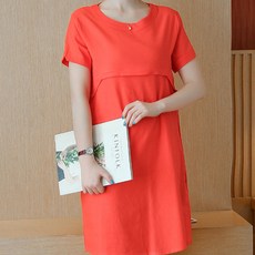컬러풀 캔디 미니멀 수유 원피스