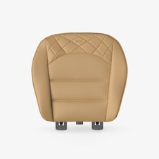 아임반 비 슬림 얇은 차량용 방석 1.2cm, 에크루카멜, 1개