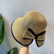 밀짚모자리본