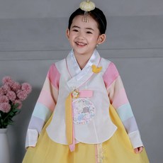 하랑한복 여아용 아린랑 한복 상하 세트