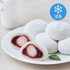 홍성딸기 통째로 딸기 모찌 (냉동), 70g, 1개, 6개입 70g, 1개, 6개입