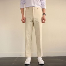 플레이즈 남성용 바이오워싱 16수 면 스판 슬랙스