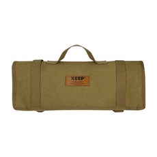 KEEP 캠핑 소프트 멀티 툴 팩 파우치, 탄, 1개