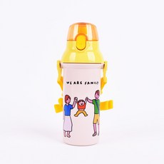 릴팡 제로퍼제로 원터치 어깨끈물통, 혼합색상, 480ml, 1개 혼합색상, 450ml