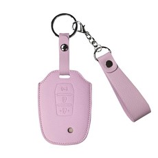 오시에나 가죽 스마트 스프링 차키케이스 쌍용B타입 3버튼, 라벤더