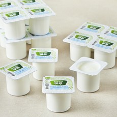 풀무원 하루 요거트 설탕 무첨가 플레인 16개입, 80g, 1개 80g, 1개