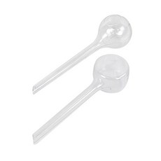 plafarm 自動花盆澆水器 2入，PET塑膠，圓形/圓柱形 29.5x8.5x6公分, 2個, Transparent