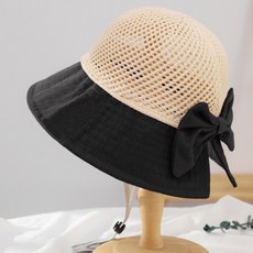 밀짚모자리본