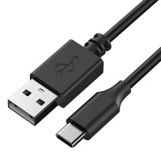 FUGU USB-A to C 高速充電線 2A 1m, 黑色, 1條
