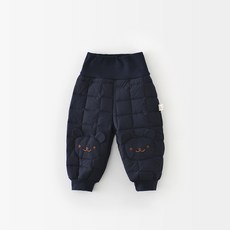 스타도어 유아용 곰돌이 패치 방한팬츠