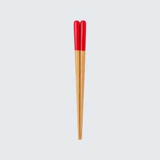 야마치쿠 아동용 강코 대나무 젓가락 16cm, 애플레드, 단품, 1개