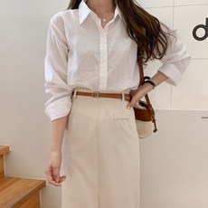 린넨크롭셔츠