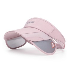 에이빅 스포츠 아웃도어 UV 자외선 차단 슬라이딩 썬캡 등산모자 선바이져, 핑크