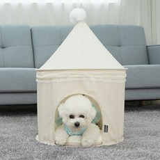 반려동물 레움 팰리스 하우스, 베이지, 1개