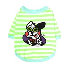 블랭크도그 반려동물 인싸바둑이 티셔츠, GREEN