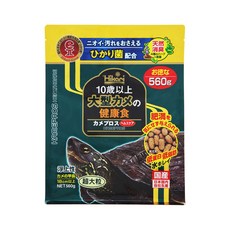Hikari 高夠力 善玉菌澤龜元氣健康食飼料, 適用於10歲以上澤龜或甲殼18公分以上的澤龜, 低蛋白低脂肪綜合營養, 560g, 1包