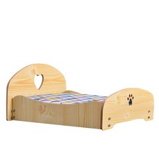 大型犬專用可拆式木製床, Wooden Heart