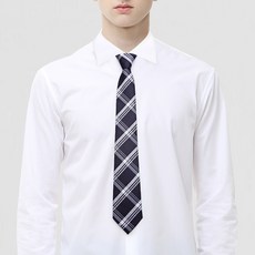 타탄체크자동넥타이