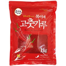 복이네먹거리 중국산 고추가루 보통맛 김치용 1kg 1개 
