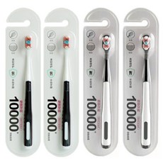 OON 컬러풀 커플 미세모 칫솔 2종 x 2p 세트, 1세트, 4개입
