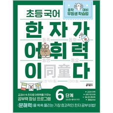 초등 국어 한자가 어휘력이다 6단계:초등5~6학년 추천, 키출판사, 6단계