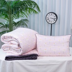 아띠블랑 키즈 순면 이불 + 베개 + 패드 세트, 데이지