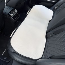 GMZ MOTORS Ultra空氣網眼通風3人後座墊, 白色, 1個
