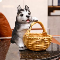 강아지조각상