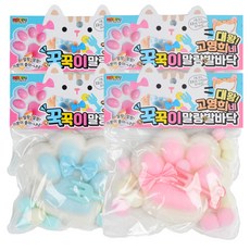 해피프렌즈 대왕 고영희네 꾹꾹이 말랑 발바닥 촉감발달완구, 랜덤발송, 4개