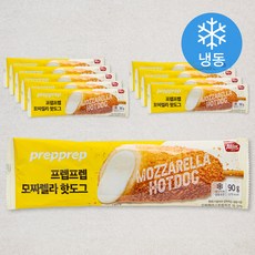 프렙프렙 크리스피 모짜렐라 핫도그 (냉동), 80g, 10개입