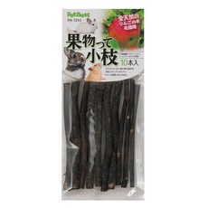 PetBest 早川小動物磨牙蘋果枝 10支入, 小動物磨牙點心, 天然蘋果木, 幫助消化, 1包