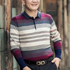 남성용 DM 긴팔 멀티버튼 카라티