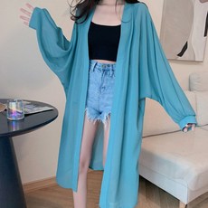 마더브띠 여성용 로브형 쉬폰 가디건