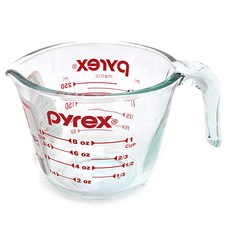 파이렉스 손잡이형 계량컵, 투명, 250ml