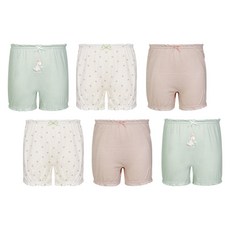엠알키즈 여아용 무형광 순면 사각팬티 6p세트 MKGD_011set